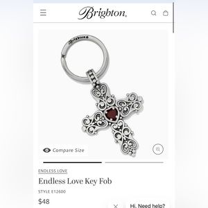 New with tags Brighton Endless Love Keychain
